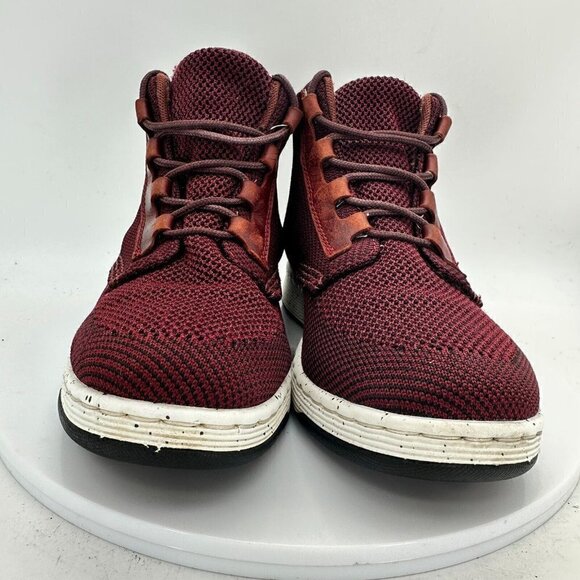 Dr. Martens Telkes Knit Women Size 8 Ankle Sneaker Boot Burgundy Maroon - Picture 2 of 13